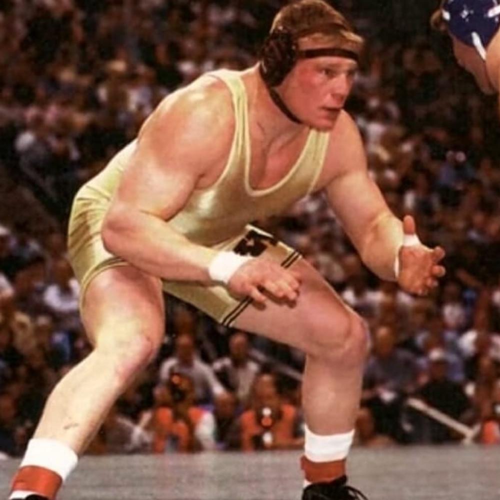A young Brock Lesnar, with his dedication and talent, became the South Dakota state wrestling champion and achieved remarkable success in college wrestling.