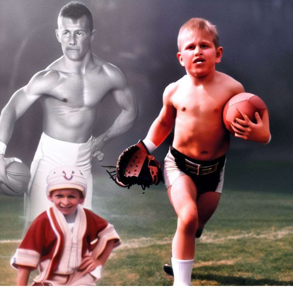 Stipe Miocic excelled in baseball, football, and wrestling during his high school years.